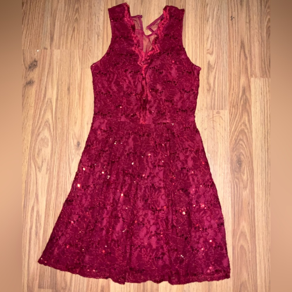 Red dress